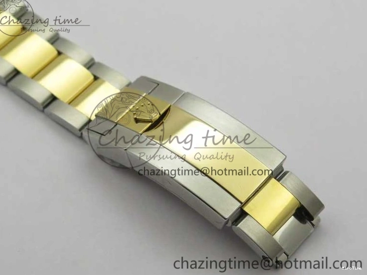 MiroTime 0520 Daytona 116520 SS YG UBF Best Edition Ice Blue MOP Crystal Markers Dial on SS YG Bracelet A Casual 2936